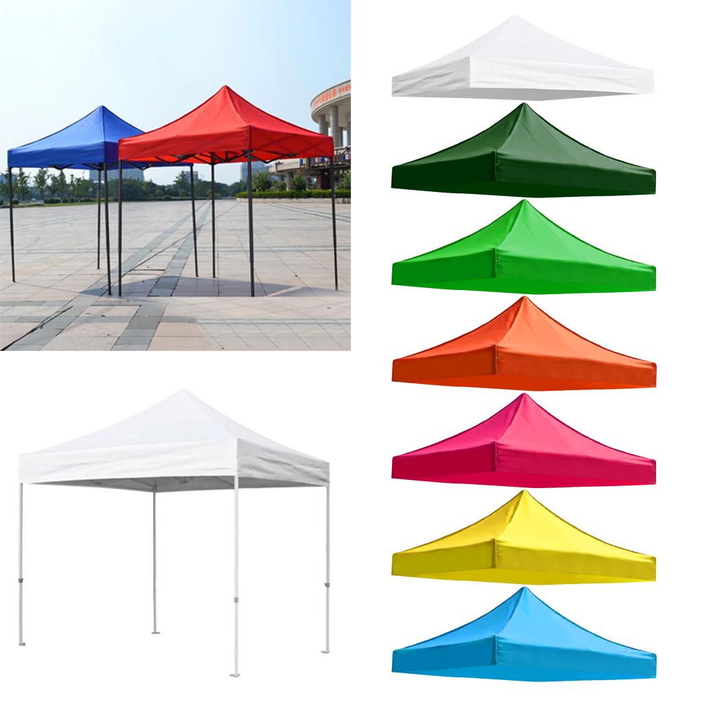 Waterproof Tent Top Cover Outdoor Camping Tent Canopy Top Replacement Cover 420D Oxford Protection Garden Fishing 2.9 X 2.9M