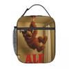 Alf Daumen Hoch Alien Leben Isolierte Lunchtasche für Damen Kinder Auslaufsichere Lebensmittelboxen Thermische Lunchbox Tragetasche