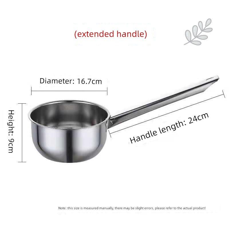 

Water Ladle 304 Stainless Steel Spoon Long Handle Water Scoop Large Size for Cafeteria Soup Ladle Q Spoon Porridge Spoon Kitchen Water Scoop Thickened Long Handle Medium Size 16.7cm Deep 3