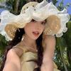 Summer breathable duck tongue sun hat versatile large brim full cover sun hat outdoor travel sun protection hat