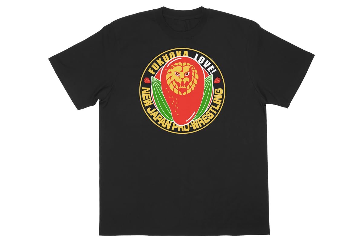 

New Japan Pro-Wrestling Lion Mark FUKUOKA 2024 T-Shirt, Size XL, 5886102365