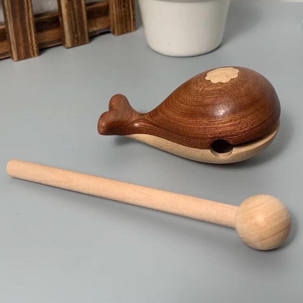 Wooden Fish Decompression Percussion Instrument: Mindfulness Ornament and Cute Toy Gift for Students