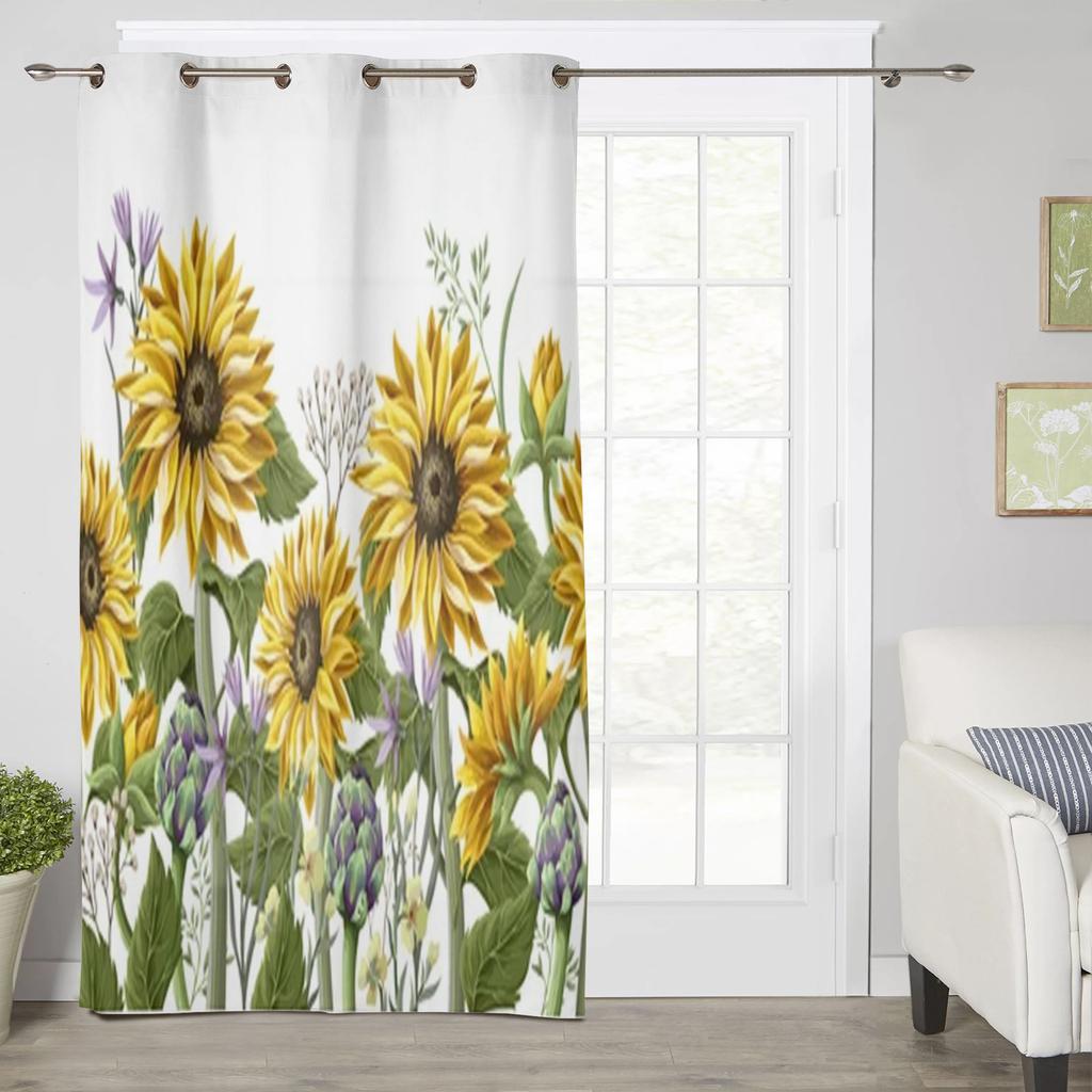 Wine Glass Wine Fruit Grapes Window Curtains Bedroom Kitchen Drapes Panel Curtains for Living Room Christmas Home Decor