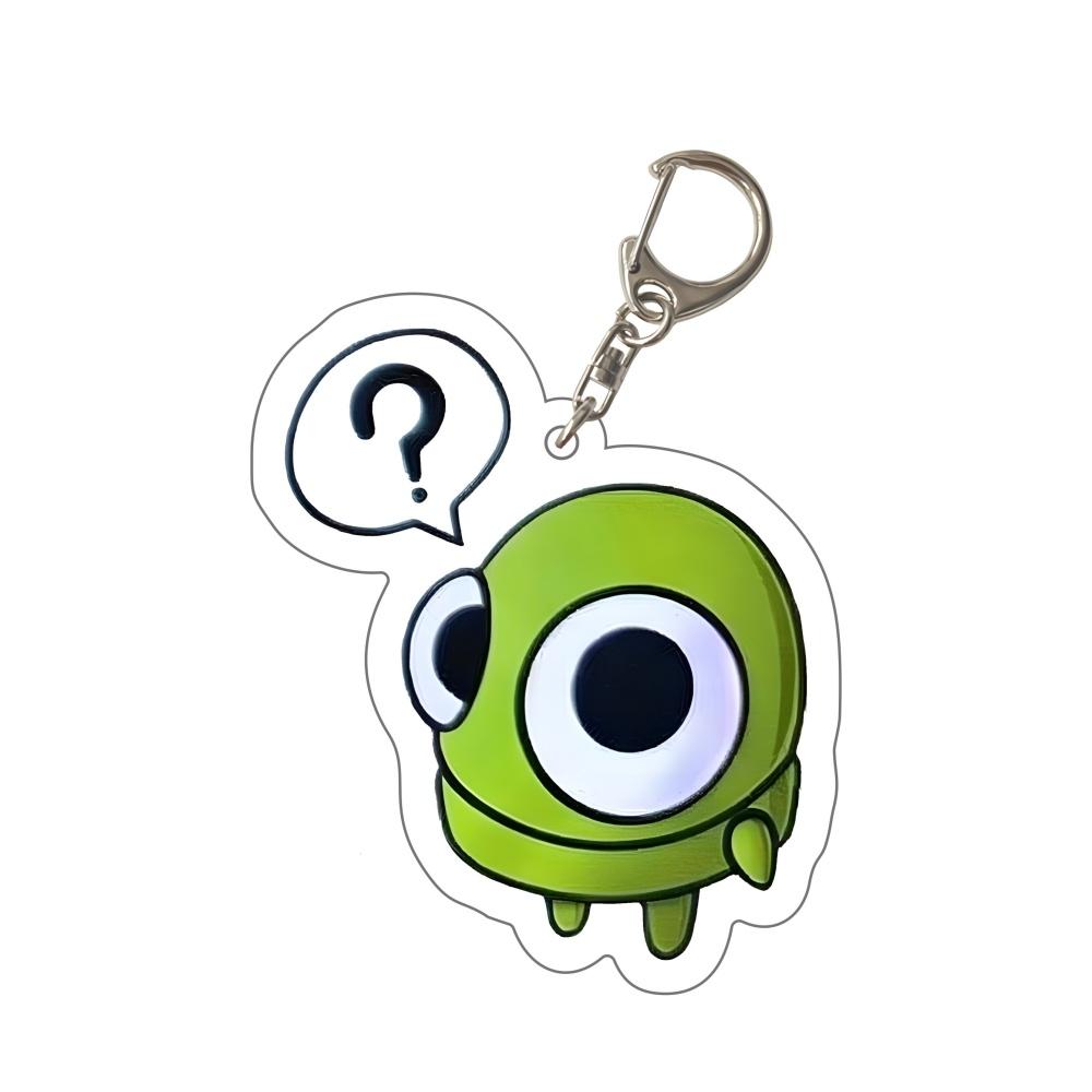 

Funny Horrible Game R.E.P.O Keyrings Horror Keychain Llaveros Bag Accessories Key Chain Ring Jewelry Fans Gifts Pendant Charms 6 cm
