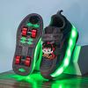 Cartoon Children'S Runaway Shoes Invisible Four-Wheel Retractable With Brakes Girls Automatic Skating Wheel Princess Pulley Shoes