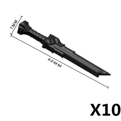 Militär Bausteine Mittelalter Mittelalterlicher Soldat Spartaner Krieger Kreuzritter Ritter Figuren Waffen Schwert Speer Armbrust MOC