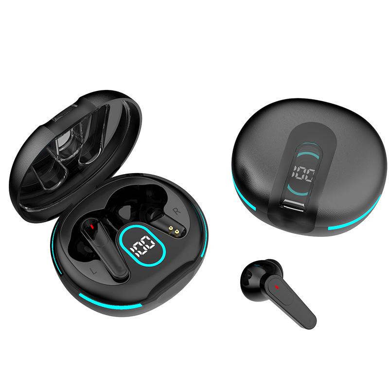 Wireless Bluetooth Noise-Cancelling TWS Sports Earphones with Dual Microphones and Ultra-Long Battery Life.