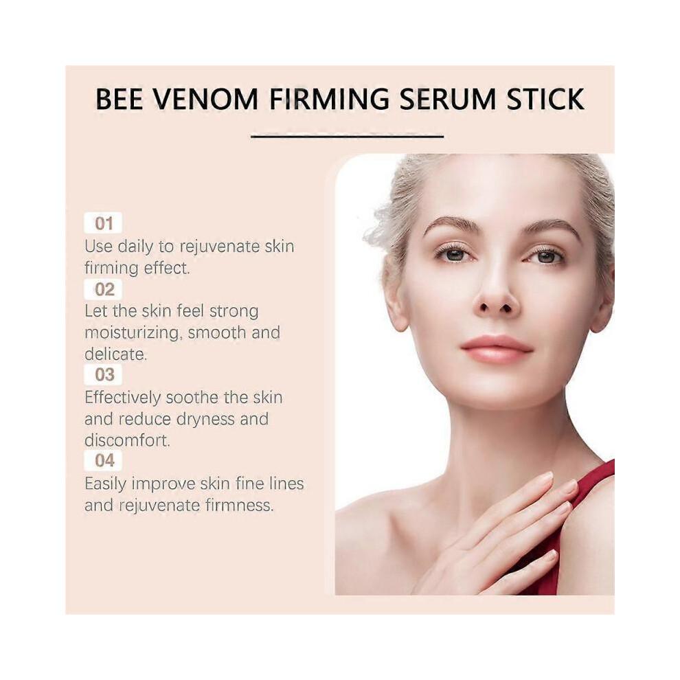 2pcs Bee Venom Firming Serum Stick, Anti-Aging Face Serum Lifting & Tightening Serum Skin Firming Cream Reduces Wrinkles & Fine Lines