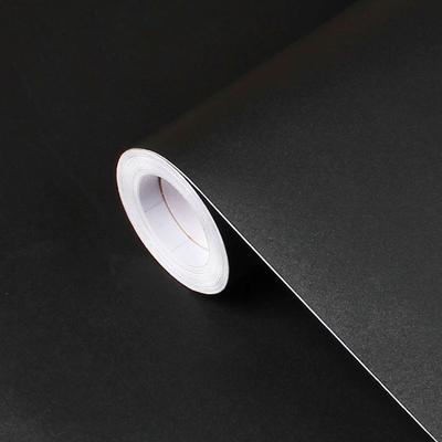 Papel de Parede Fosco à Prova d'Água Branco Cinza Preto Vinil Autocolante para Parede Móveis Sala de Estar Papel de Contato Decoração de Casa