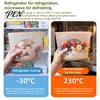 Reusable Dry Goods Storage Pouches Silicone Food Bag, Double Sealing Keeping Leak-proof Portable Hanging Bags Food-Grade Container, Heat Resistant