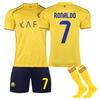 Riad Heimtrikot: Nummer 10 Mané, 7 Ronaldo, 79 Félix - Kurzarm-Fußballtrikot