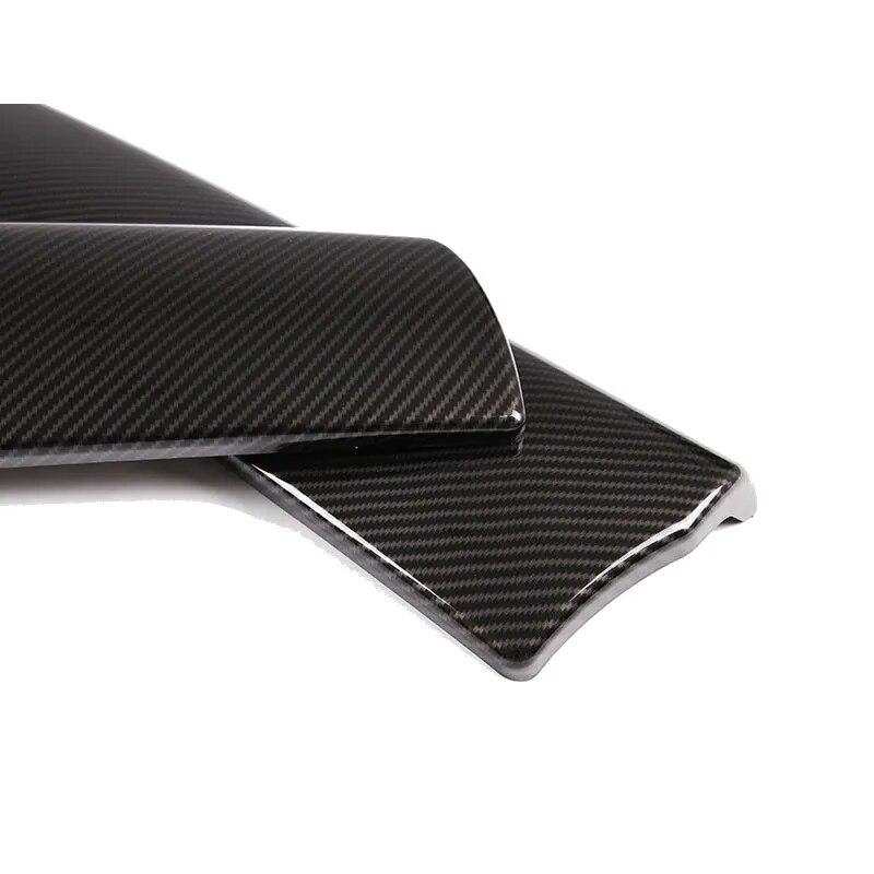 Bil Karbonfibertekstur Midtkonsoll Armleneboks Beskyttelsesdeksel For BMW 7-serie F01 F02 2009 2010 2011 2012 2013 2014 2015