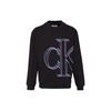 Loose Fit Crew Neck Sweatshirt Men Tops Black J30J320840