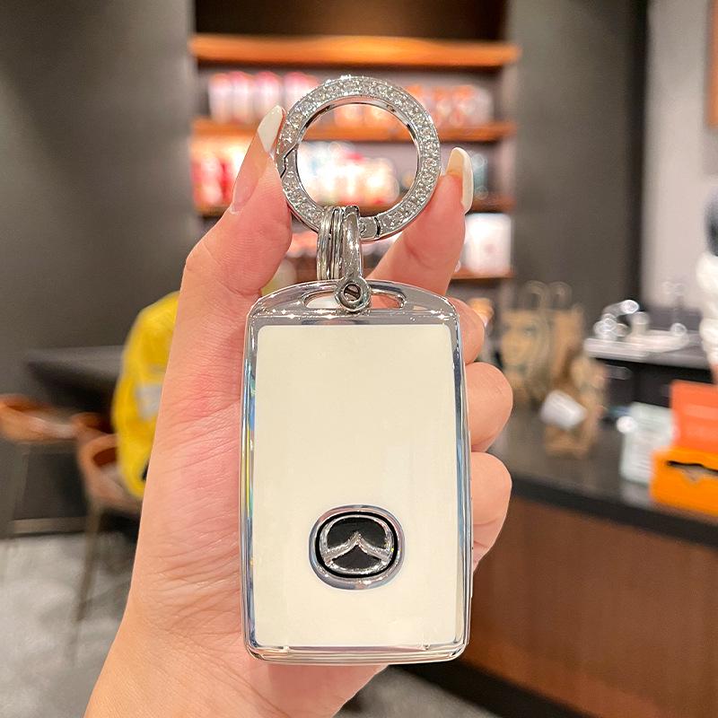 Mazda 3 Axela CX4/CX5 Atenza için TPU Elmas Anahtar Kılıfı