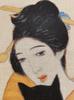 Ukiyo-e Hand Towel from All Over the World, Yumeji Takehisa, Kurofuneya