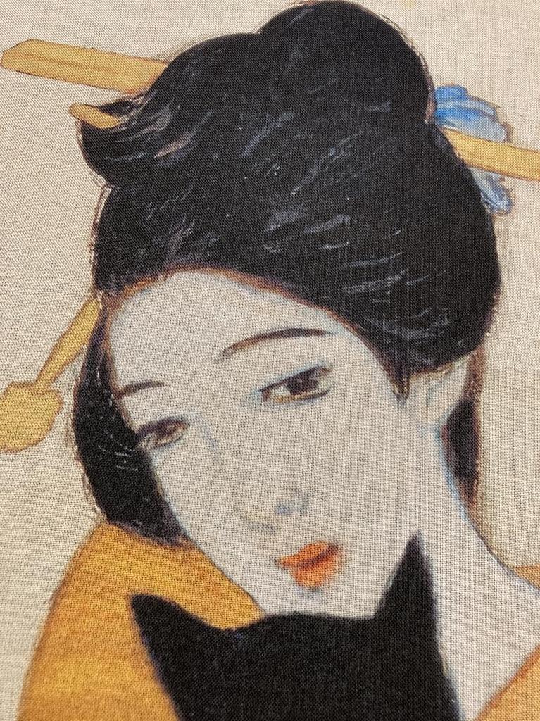 Ukiyo-e Hand Towel from All Over the World, Yumeji Takehisa, Kurofuneya