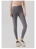 Damen Color-Block Yoga-Set: Patchwork Sport-BH, Antibakterielle V-Ausschnitt High-Waist Bauchkontrollhose