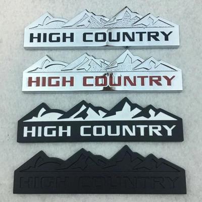 Car Styling 3D Metal HIGH COUNTRY Logo Decal Sticker for Jeep Chevy Chevrolet Silverado Car Trunk Emblem Body Accessories