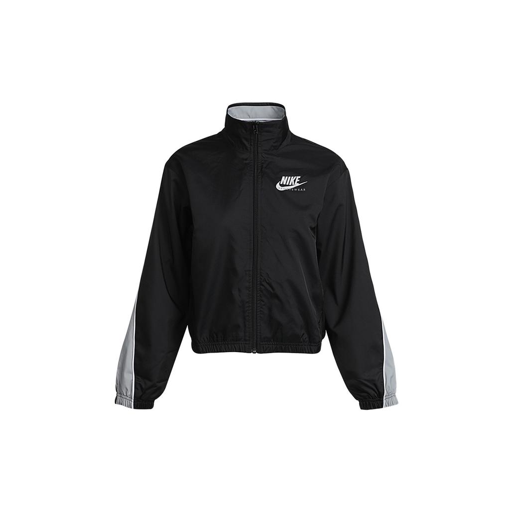 (WMNS) AS W Nike Sportswear HERITAGE JKT Jacket WVN Black Women's CZ8607-010