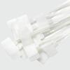 100 Pezzi Fascette per Cavi Marcatore in Nylon Autobloccanti Etichette a Zip con Etichetta Scrivibile per Organizzazione Cavi Elettrici di Rete Ethernet