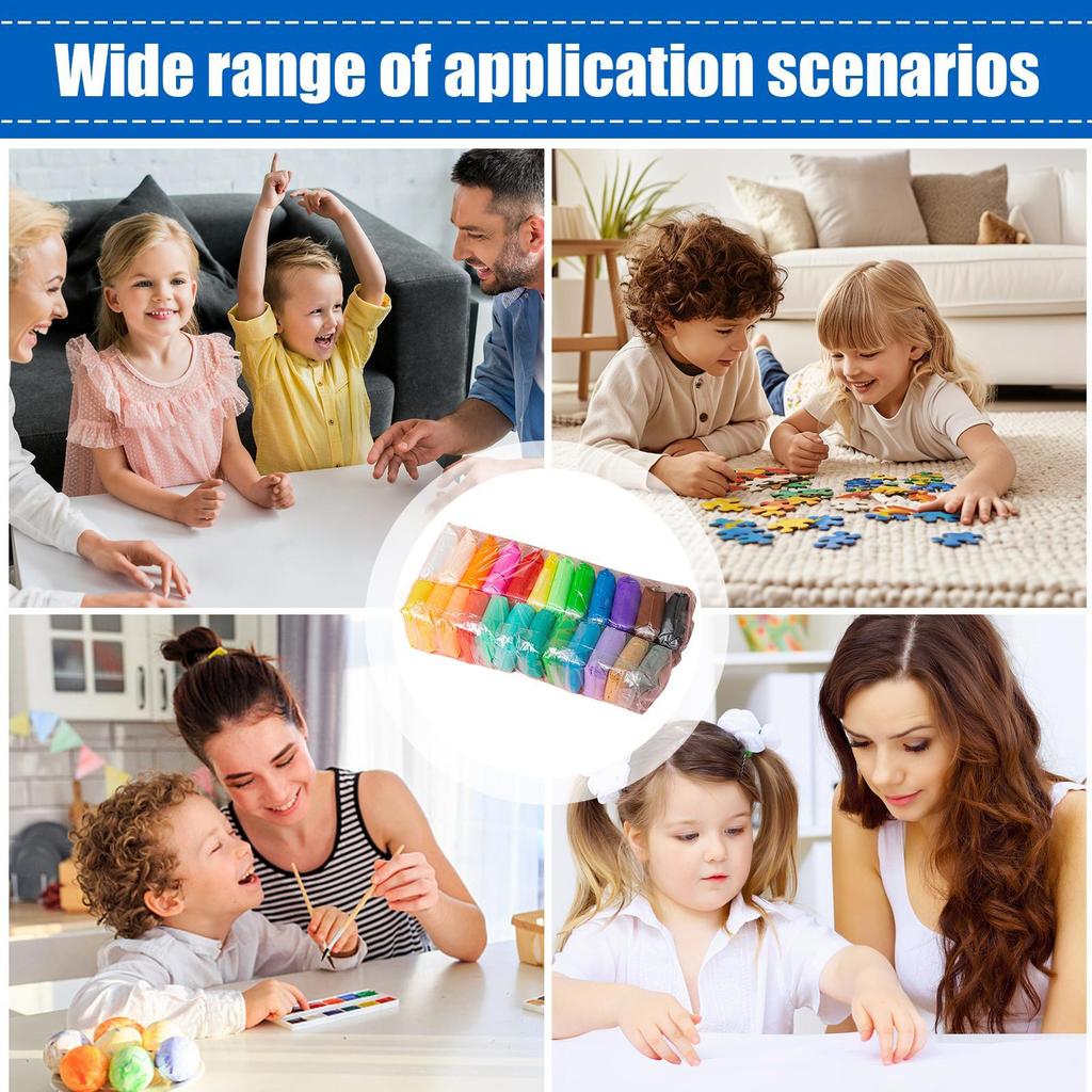 Air Dry Clay For Kids Craft Kit Multiple Colors Air Dry Clay For Kids Home School Learning Activities Boost Creativity