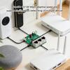 3Port 100Mbps Ethernet Networking Switches Design Plugs and Play Featuring LED Indicators for Real Time Status