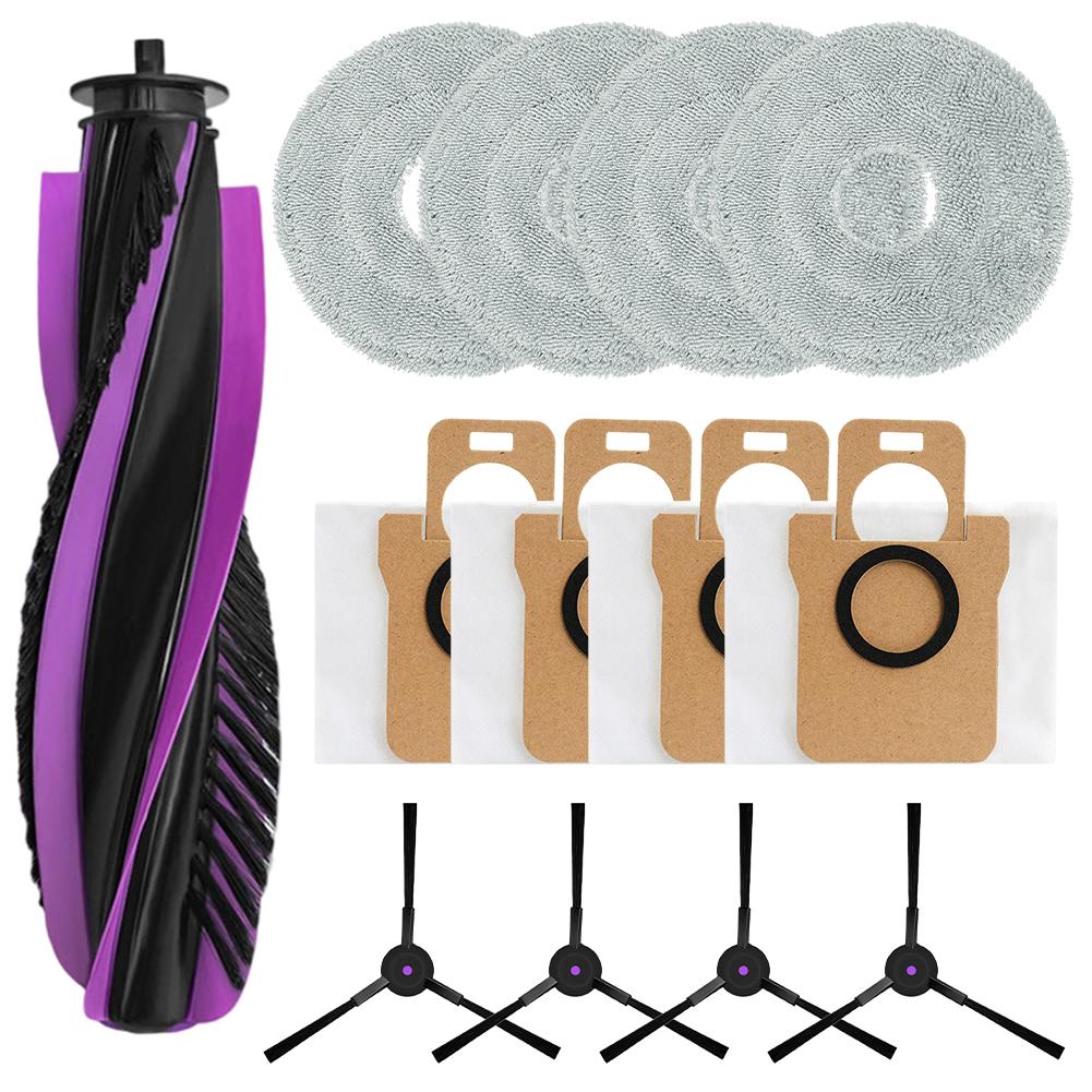 

1 Set For JONR For T5 Pro Robot Vacuum Cleaner Main Side Brush Bag Mop Cloth Kit Vacuum Cleaner Accessories Spare To Replace