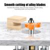 High Quality Router Bit Set for Wood Joinery 8mm Shank with Long Time Ball Bearing High Accuracy Milling Cutter