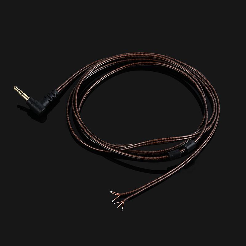 Koceta 1836 OFC Core DIY IEM Earphone Cable Replacement Repair Headset Headphone Cable HiFi Audio Wire 3 Pole Semi-FinishedGood product