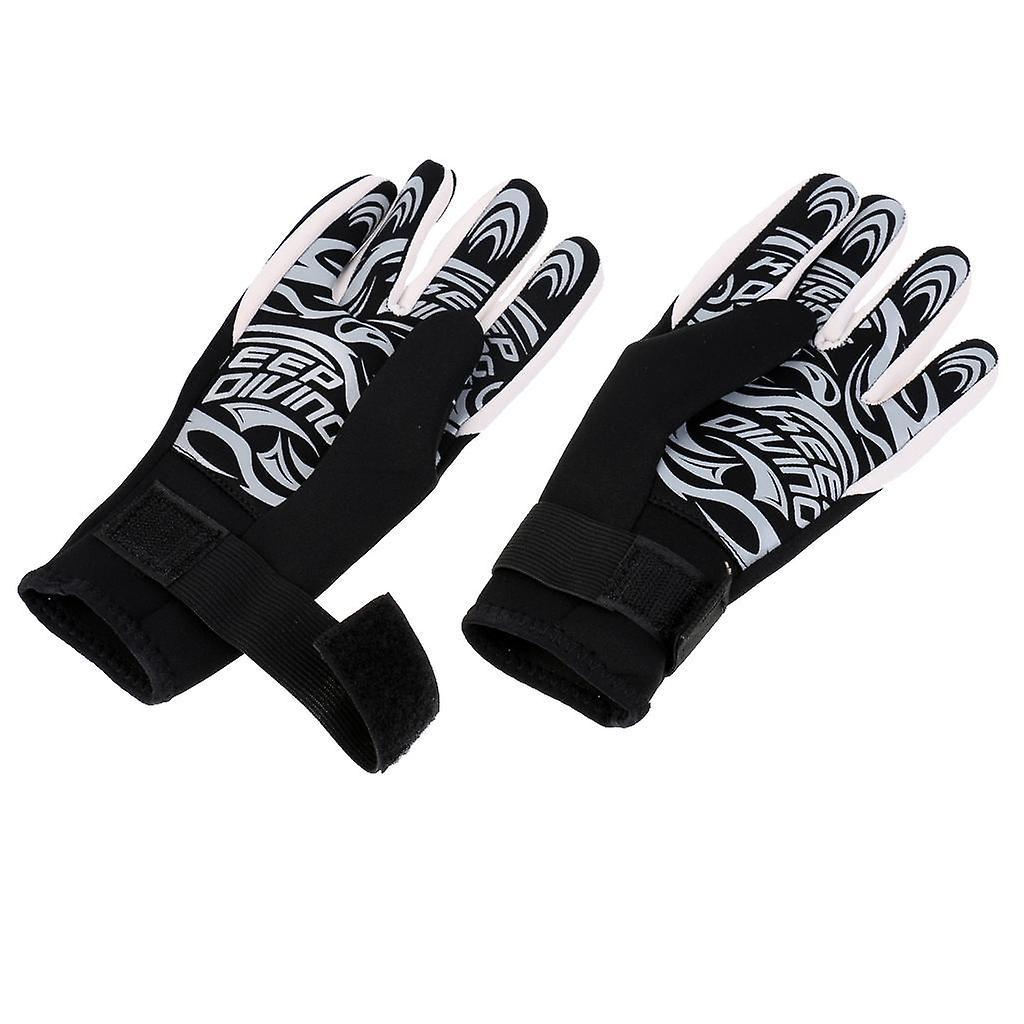 1 Pair 3mm Neoprene Scuba Diving Swimming Surfing Kayaking Gloves Wetsuit S
