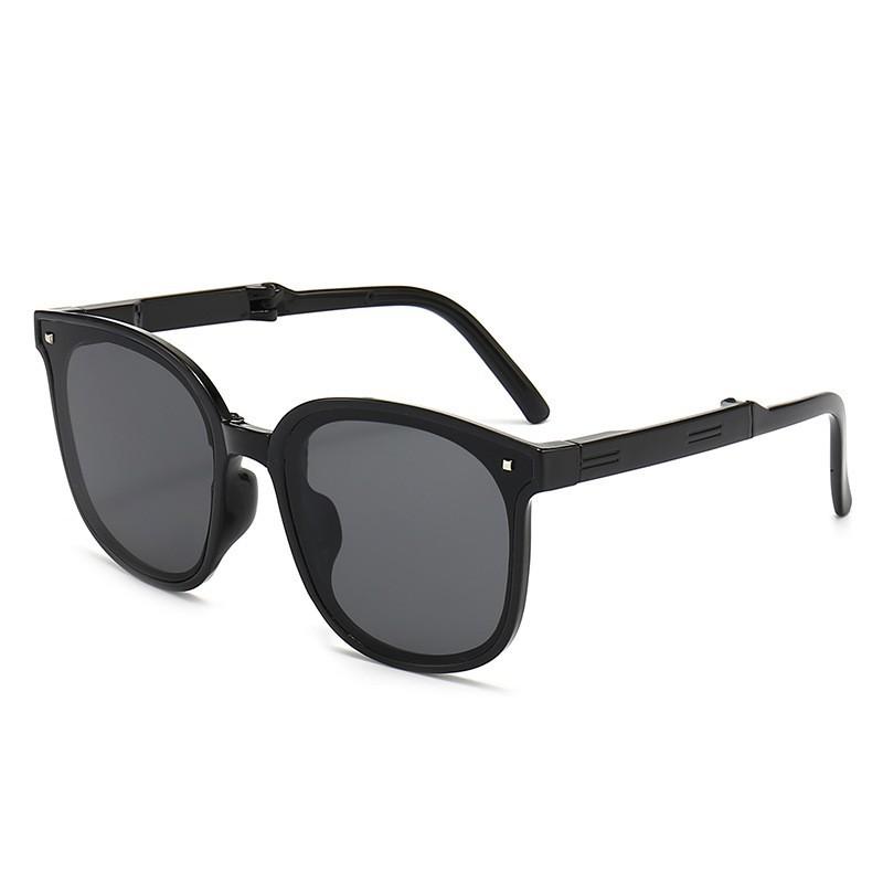 New fashion sunglasses travel essential 1111 Internet celebrity non-polarized glasses unisex folding sunglasses