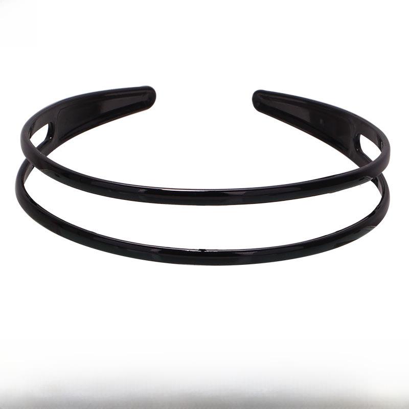 Highly Recommended Handmade Black Twisted Headband for Women - Perfect for DIY and Mother's Day.