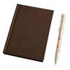 Strawberry Chocolate Hardcover Notebook with Light Purple Inner Pages - Elegant Daily Planner & Diary