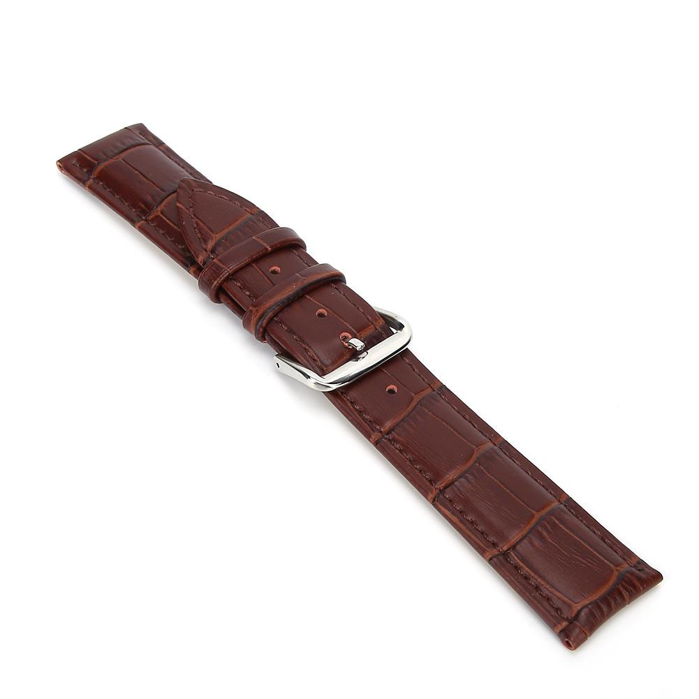 Unisex Adjustable Watch Strap Quality Watchband Exquisite Replacement Accessory (22mm)Brown