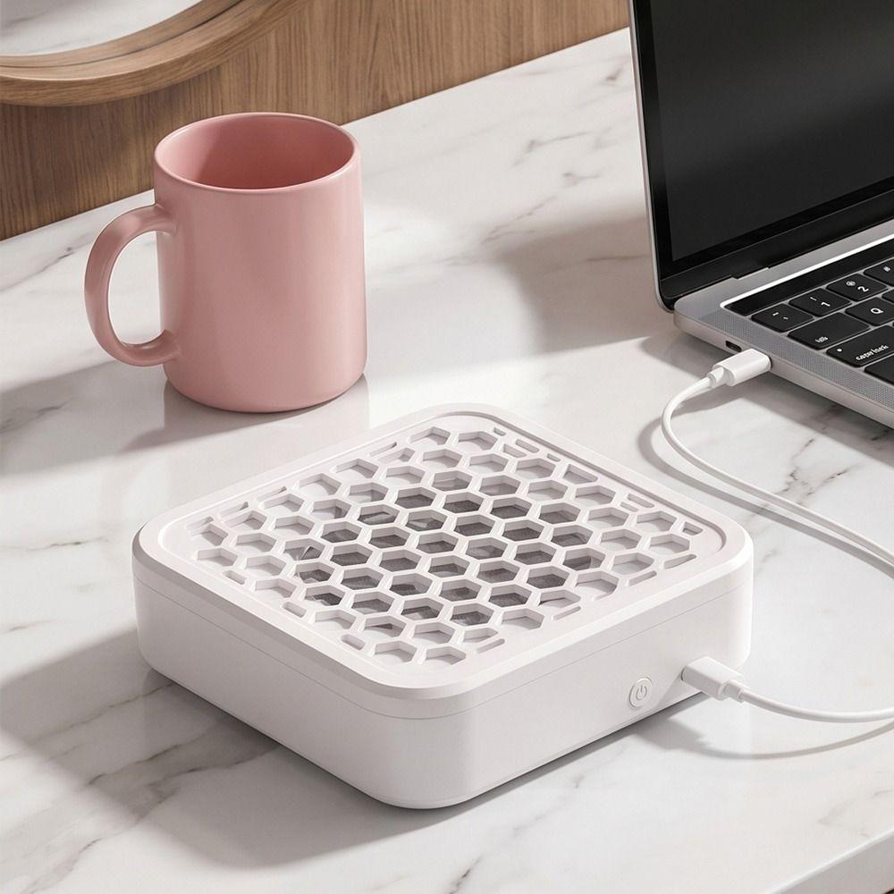 Strong Suction Nail Dust Collector USB Honeycomb Nail Vacuum Cleaner  Nail Polish Remover