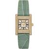 Genni White Green Leather Ladies Quartz Watch AR11661