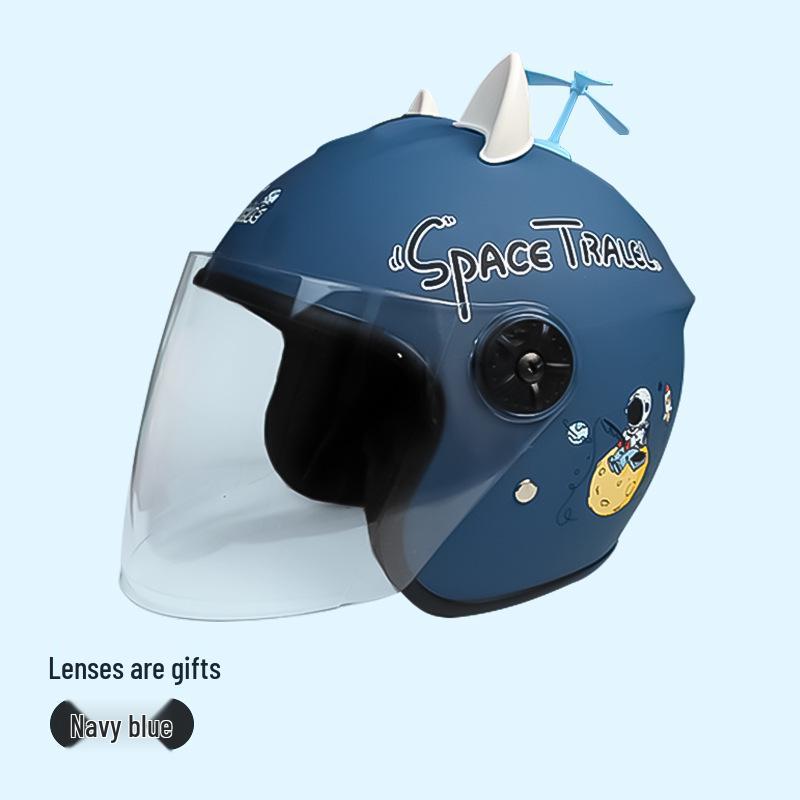Children's Cartoon Safety Helmet: Breathable, Shockproof, Winter Warm for Boys and Girls