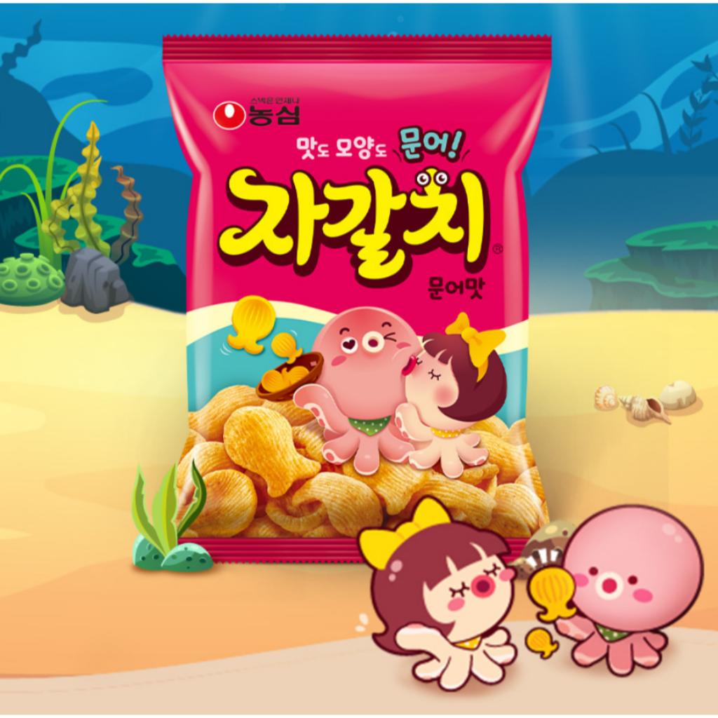 [Nongshim] Jagalchi Snack(Octopus Shaped Snack)