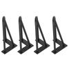 4PCS Wrought Iron Table Leg Simple Hairpin Coffee Legs with Foot Pad Home DIY Projects20cm