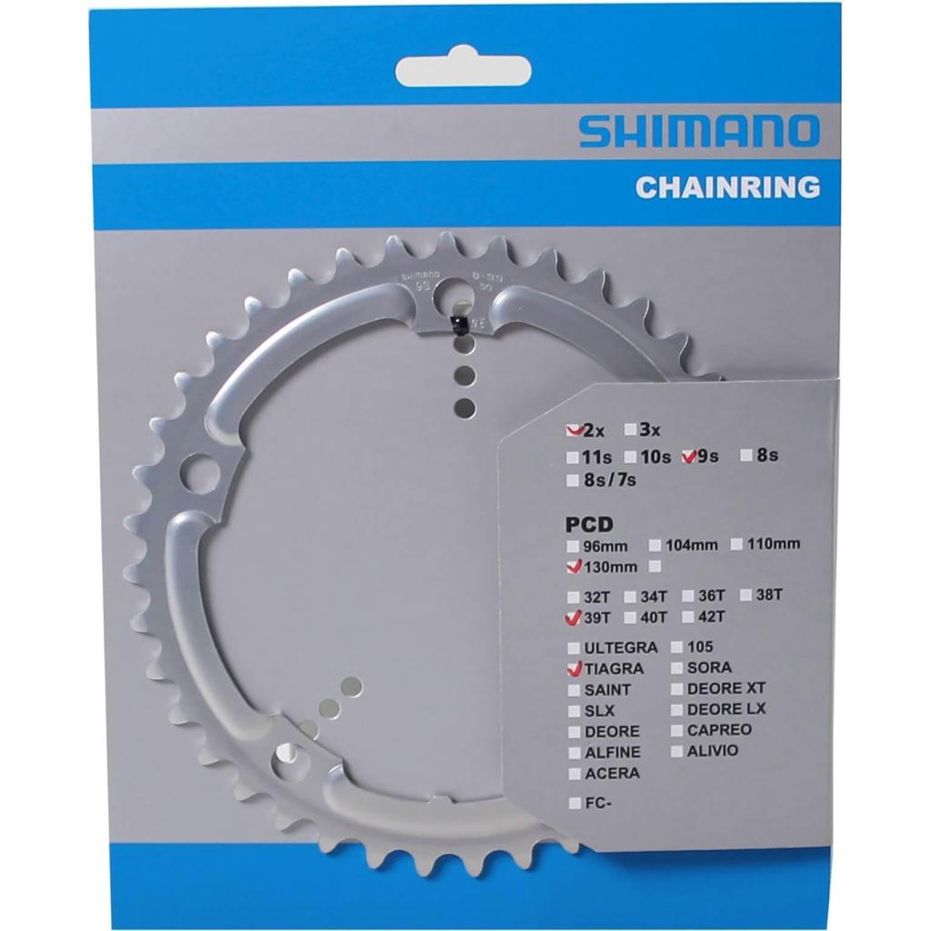 SHIMANO Repair Parts Chainring 39T for Single Chain Guard Y1H639000 (Silver) FC-S500 FC-4500