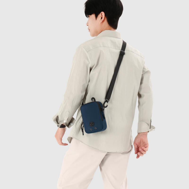 Mobile Phone Bag Men's Shoulder Crossbody Bag Water-Repellent Oxford Bag