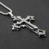 High Quality Cross Titanium Steel Non Fading Necklace,Domineering and Trendy Men's Hip-hop Pendant Chain,New Handsome Men Women