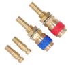 Welding Quick Connector Water Cooled Gas Adapter M8 Brass Fitting Hose for TIG MIG