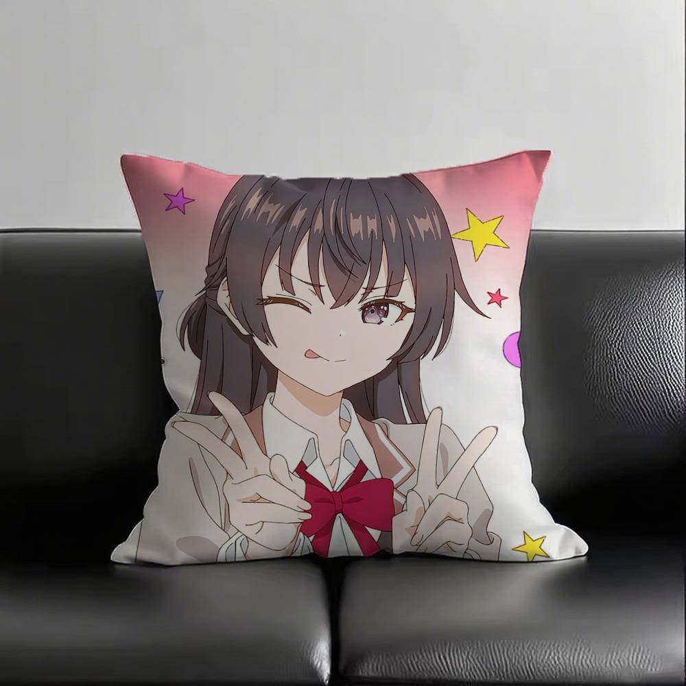 1Pc Anime Alya Sometimes Hides Her Feelings In Russian Pillow Case Fashion Square Pillowcase Sofa Room Ins Decoration Leisure