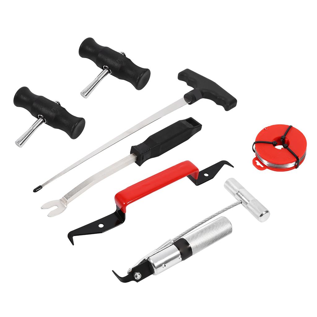 7pcs Windscreen Glass Removal Set Car Van Windshield Kit Garage Hand Tool