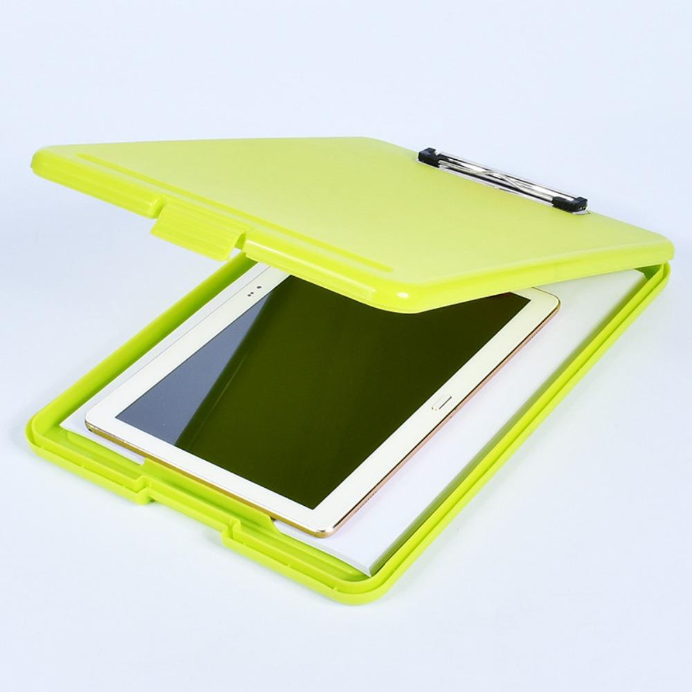 Holder Stationery Plastic Lightweight A4 Clipboard Box Writing Pad Document Case Filing Storage