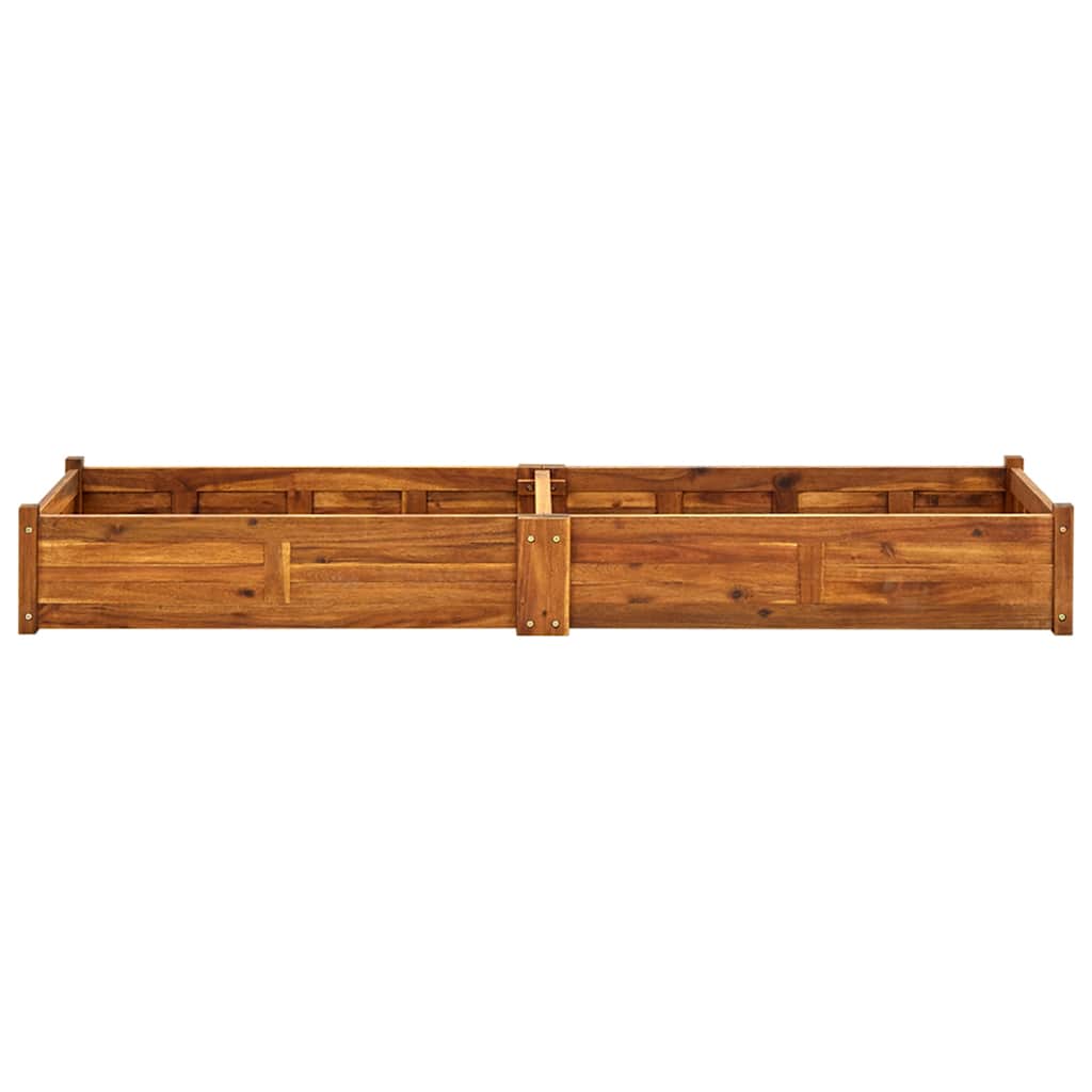 Garden Raised Bed Acacia Wood 200 x 50 x 25 cm