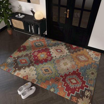 Hot Rug for Hallways Kitchen Non Slip Machine Washable Carpets with Rubber Backing Soft Floral Rugs for Kitchen Decor