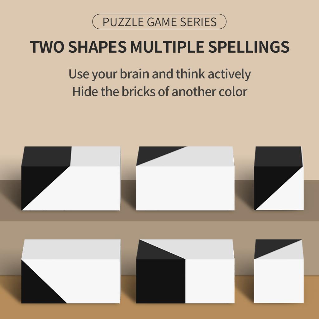 Puzzle Hidden Block Puzzle Toys Cultivate Children's Spatial Imagination Ability Parent-Child Interactive Board Game