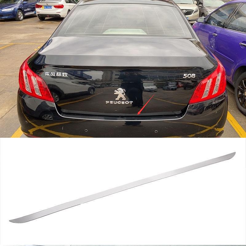 

For Peugeot 5008 2008 301 308 508 Modify Stainless Steel Tailgate Decorative Strip Trunk Light Bar Anti Scratch StripAccessories